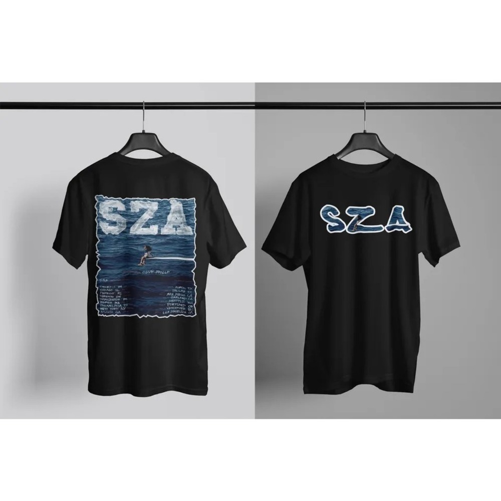 Sza Sos Tour Shirt Sza Album Classic Retro Tshirt Gift For Fans 2 Sided